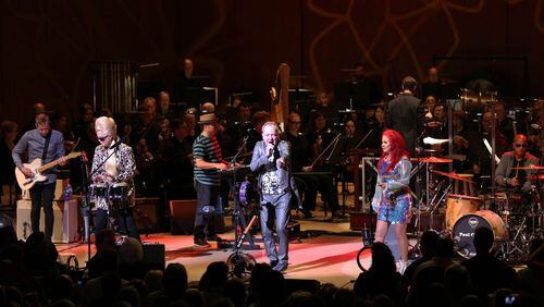 The B-52s rocked Symphony Hall with the Atlanta Symphony Orchestra Thursday night. They're back Friday for an encore. Photo: Robb Cohen Photography & Video /RobbsPhotos.com