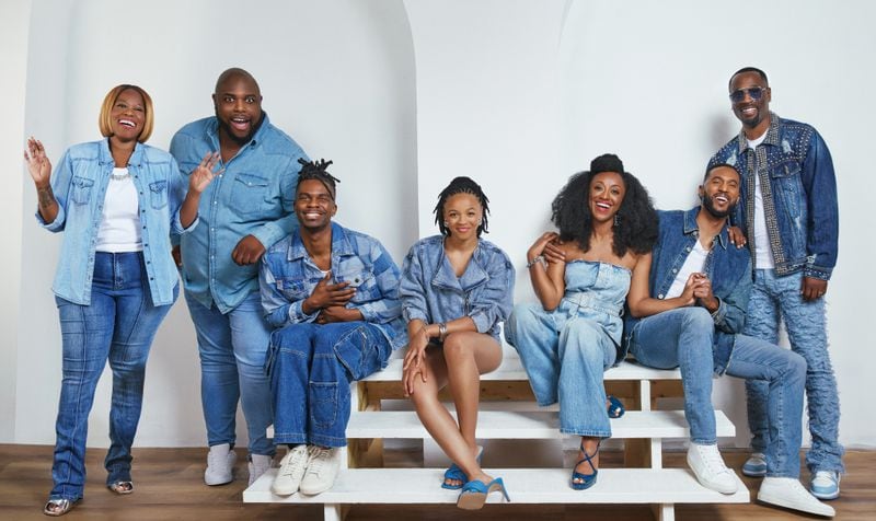 True Colors Theatre Company will premiere a new production of "The Wiz" on June 16, 2023. Its cast includes (from left to right): Latrice Pace, Greg McKinney, George Lovett, Taloria Merricks, Tina Fears, Fenner Eaddy and Q Parker.