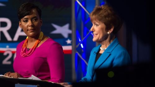 The campaigns of Atlanta mayoral contenders Keisha Lance Bottoms (L) and Mary Norwood (R) have been subpoeaned by the state ethics commission. STEVE SCHAEFER / SPECIAL TO THE AJC