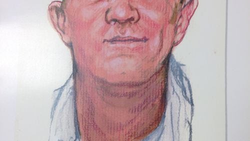 A portrait of Georgia Tech coaching great and College Football Hall of Fame member Bobby Dodd by artist Ted Watts.