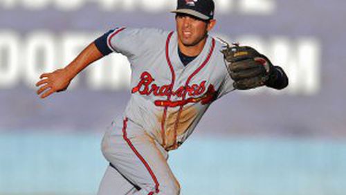 Jose Peraza, projected as the Braves' leadoff hitter and second baseman in the not-too-distant future, is their top prospect and one of six Braves prospects in Keith Law's Top 100 on ESPN.com. (AP photo)