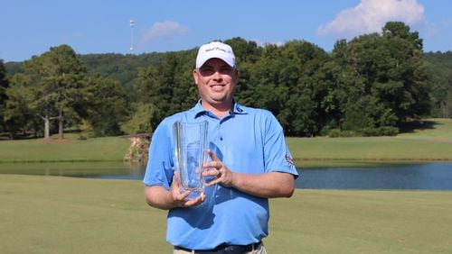 Chris Cartwright of West Pines Golf Course in Douglasville won the 2022 Georgia Professional Championship at Barnsley Resort.