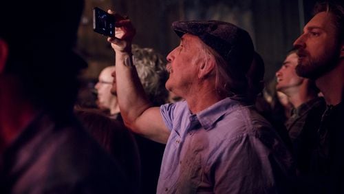 An older concertgoer at the Yonder Mountain String Band show, at the Belly Up Tavern in Solana Beach, Calif. (Carlos Gonzalez/The New York Times)