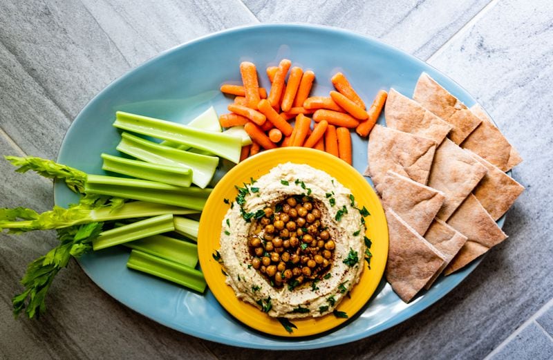 Hummus with Sumac Chickpeas. CONTRIBUTED BY HENRI HOLLIS