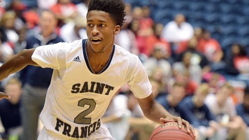Kobi Simmons scored more than 2,400 while playing for the St. Francis Knights in Alpharetta. Now he's playing for the Grizzlies.
