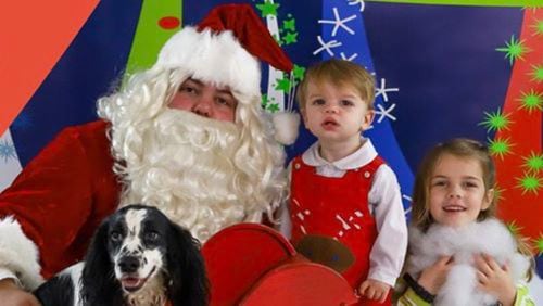 Gwinnett Animal Welfare is offering free family and pet photos with Santa and free adoptions. (Courtesy Gwinnett Animal Welfare)