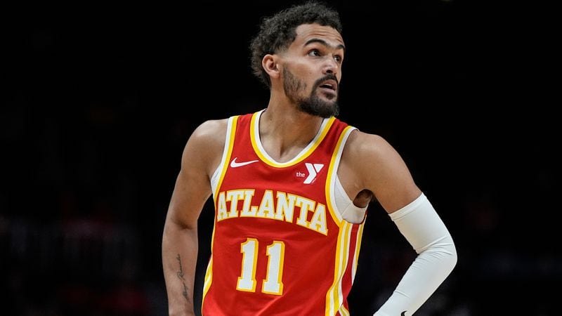 Atlanta Hawks guard Trae Young during a recent game against the Hornets. 