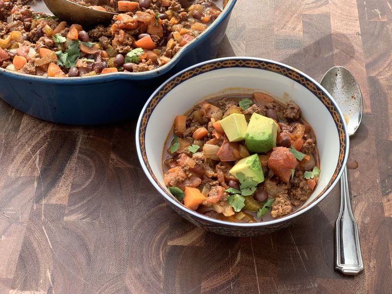 Ground bison is a super-lean, high-protein red meat. The rich, savory flavors add new depth to your favorite chili recipe. CONTRIBUTED BY KELLIE HYNES