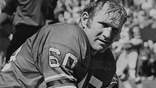 Tommy Nobis was the man around whom Atlanta built its NFL franchise. Nobis, a linebacker from Texas, was the first player drafted by the Falcons. He died at 74 in December 2017.