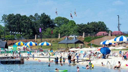 LanierWorld is the beach and water park at Lanier Islands. Contributed by Lanier Islands