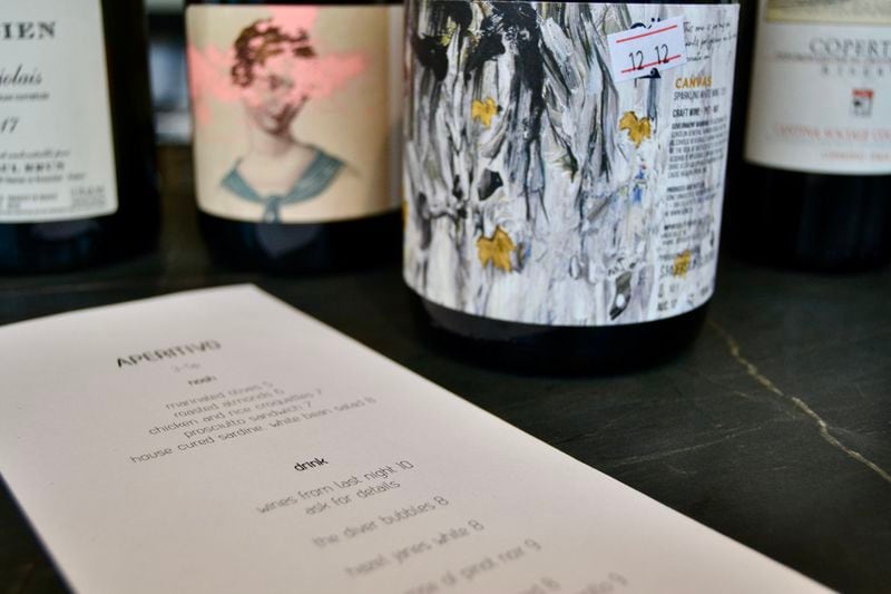 The  menu at Hazel Jane's encourages exploration of the wine list.