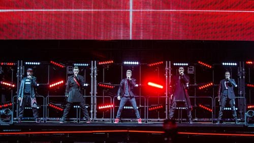 The Backstreet Boys packed State Farm Arena on Aug. 21, 2019 with their "DNA" tour. Photo: Ryan Fleisher/Special to the AJC