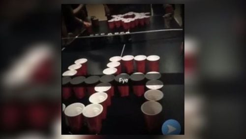 High school students at The Lovett School were punished after playing a "Jews vs. Nazis" game of beer pong. (Credit: Channel 2 Action News)