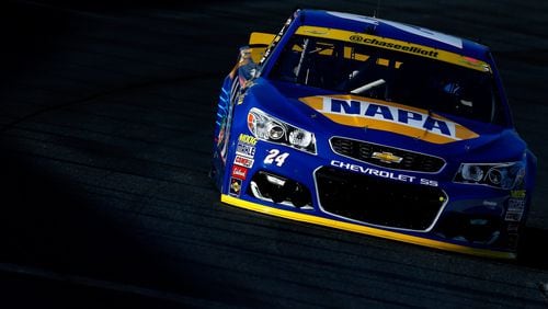 Genuine Parts’ businesses include the NAPA auto parts brand, represented here by NASCAR driver Chase Elliott’s #24 Chevrolet at a race in New Hampshire last month. (Photo by Jonathan Ferrey/Getty Images)