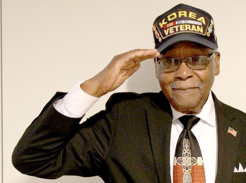 James Allen, the vice chairman of the Atlanta Housing Authority and a Korean War veteran, opposes the NFL Protests involving the flag and the national anthem. (Contributed photo)