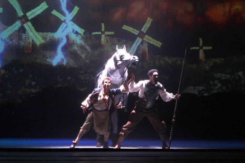 Atlanta Ballet presents Yuri Possokhov’s “Don Quixote,” pictured here staged by Joffrey Ballet, Feb. 2-10. CONTRIBUTED BY HERBERT MIGDOLL