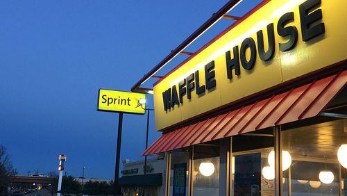 Sprint Waffle House Retail Signs Restaurant