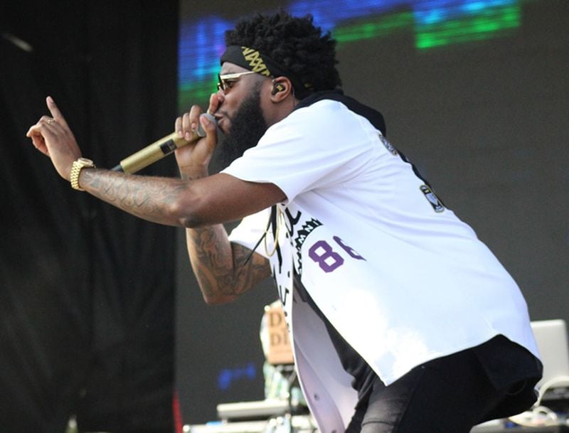 Big K.R.I.T. had many kindred Southern spirits in the crowd. Photo: Melissa Ruggieri/AJC