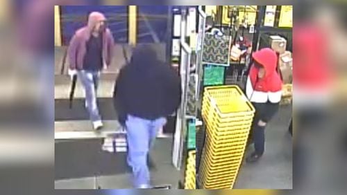 Police said these three men robbed a dollar store at gunpoint earlier this week.