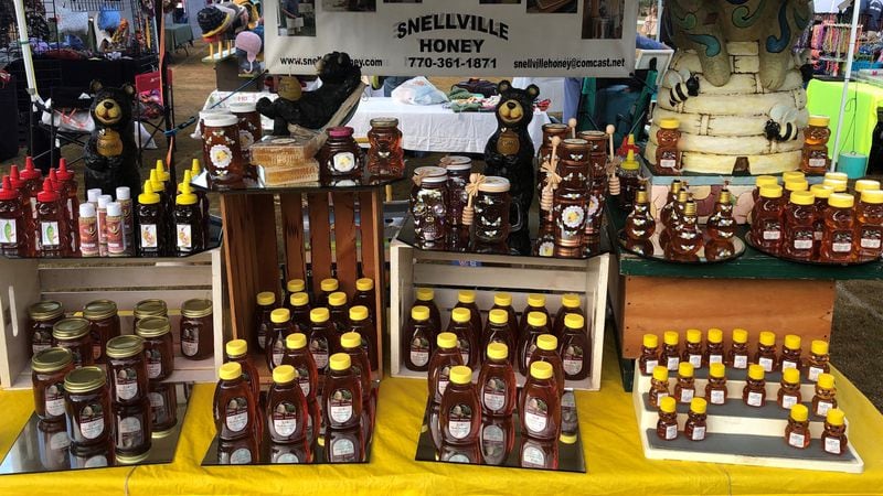 Honey from Snellville Honey. Courtesy of Snellville Honey