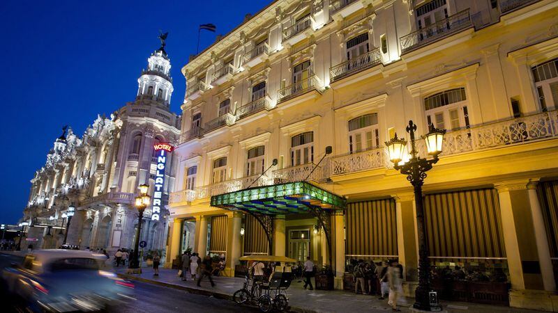 Hotel Inglaterra, at right, in Havana, Cuba. (Al Diaz/Miami Herald/TNS)