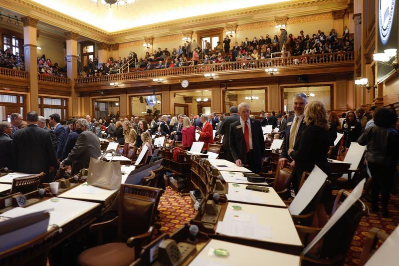 This Legislative session in Georgia kicked off at the Capitol in Atlanta on Jan. 9, 2023. (Natrice Miller/The Atlanta Journal-Constitution)