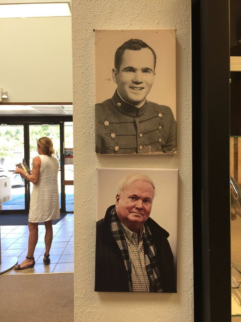 Portraits of the author hang at the Pat Conroy Literary Center. CONTRIBUTED BY SUZANNE VAN ATTEN