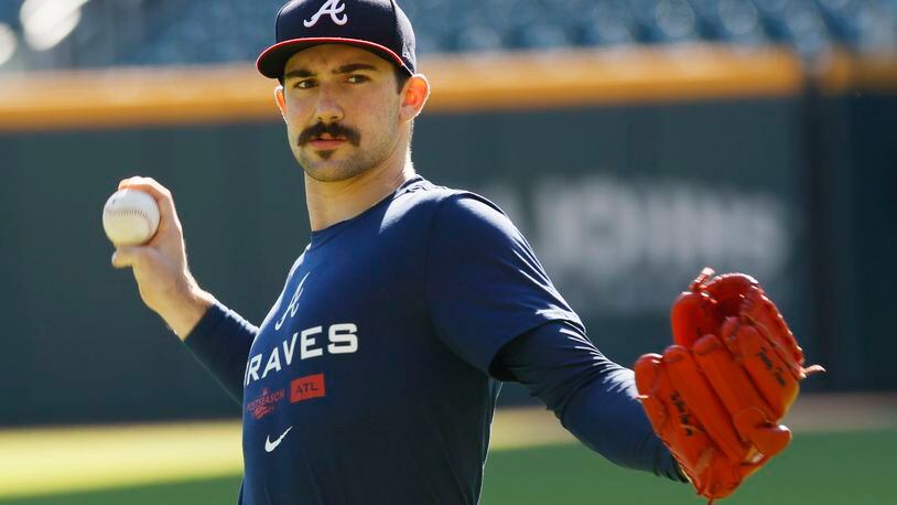 The sky’s the limit for Braves starting pitcher Spencer Strider, whose stuff is mesmerizing. But his talent is matched by his work ethic and dedication. (Miguel Martinez file photo / miguel.martinezjimenez@ajc.com)