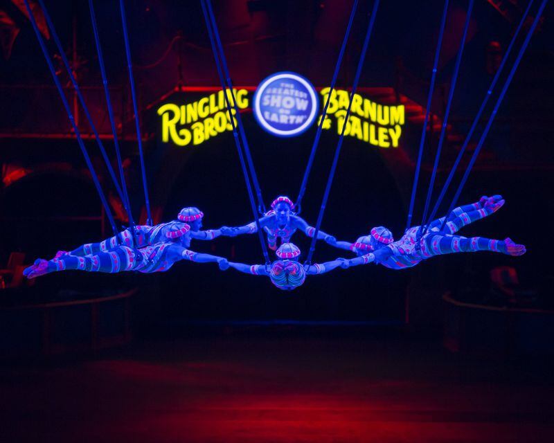 Ringling Bros. and Barnum & Bailey’s Circus Xtreme will be at Philips Arena and Infinite Energy Arena in February and March. It will include a bungee stunt. CONTRIBUTED BY FELD ENTERTAINMENT