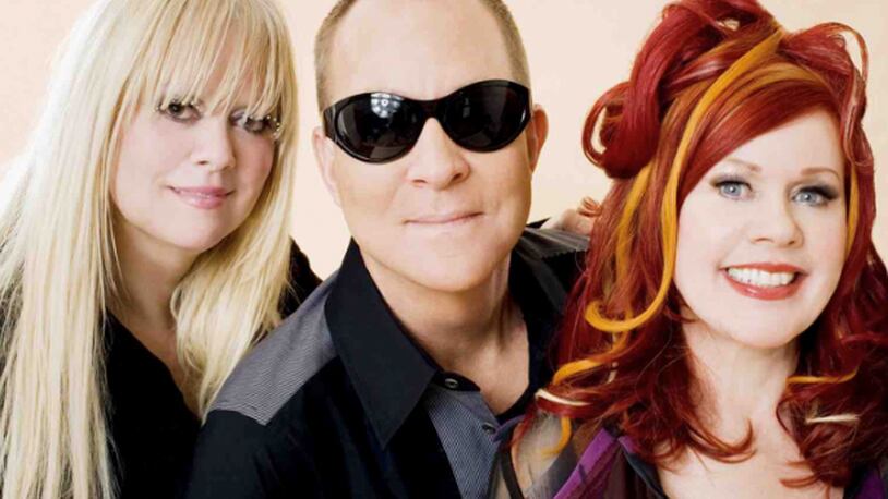 (From left): Cindy Wilson, Fred Schneider and Kate Pierson - aka the B-52s - will be back in Atlanta for another round on their 40th anniversary tour.
