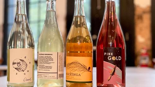 Short for pétillant-naturel, pét-nat wines are a diverse category of sparkling wine that are easy-drinking and refreshing during the summer. Krista Slater for The Atlanta-Journal Constitution