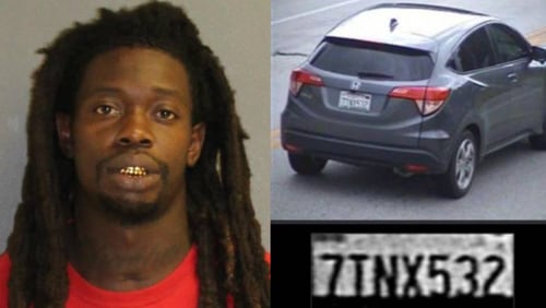 Atlanta police are on the lookout for an “armed and dangerous” man who allegedly shot a Daytona Beach, Florida, officer in the head Wednesday night.
Othal Wallace, 29, may be traveling in a gray 2016 Honda CRV, according to Daytona Beach Police. The vehicle has California plates with tag number 7TNX532, according to multiple news outlets. (Daytona Police Department)