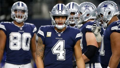 Dak Prescott and the Cowboys face the Eagles on Sunday night in another nationally televised game.