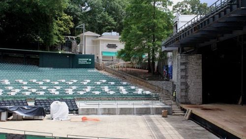 A new look - including new box seating and bathrooms - are ready for the 2018 season at State Bank Amphitheatre at Chastain Park. Photo: Melissa Ruggieri/AJC