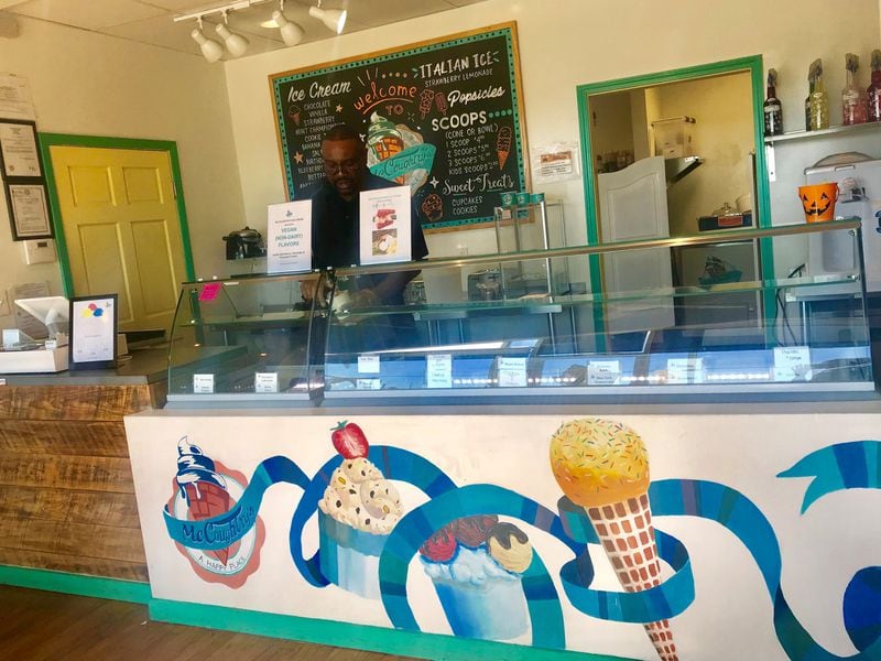 McCoughtry’s Ice Cream is owned by Atlanta Dream player and two-time Olympic gold champion Angel McCoughtry. LIGAYA FIGUERAS / LFIGUERAS@AJC.COM