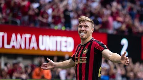 During the second half of the match at Mercedes-Benz Stadium in Atlanta, Georgia, on Sunday October 6, 2019. (Photo by Jacob Gonzalez/Atlanta United)