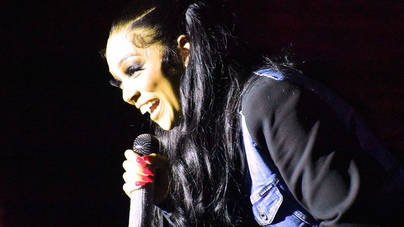 Atlanta native Monica performed Saturday, June 3, 2023 at the Stockbridge Amphitheater with special guest Tank.