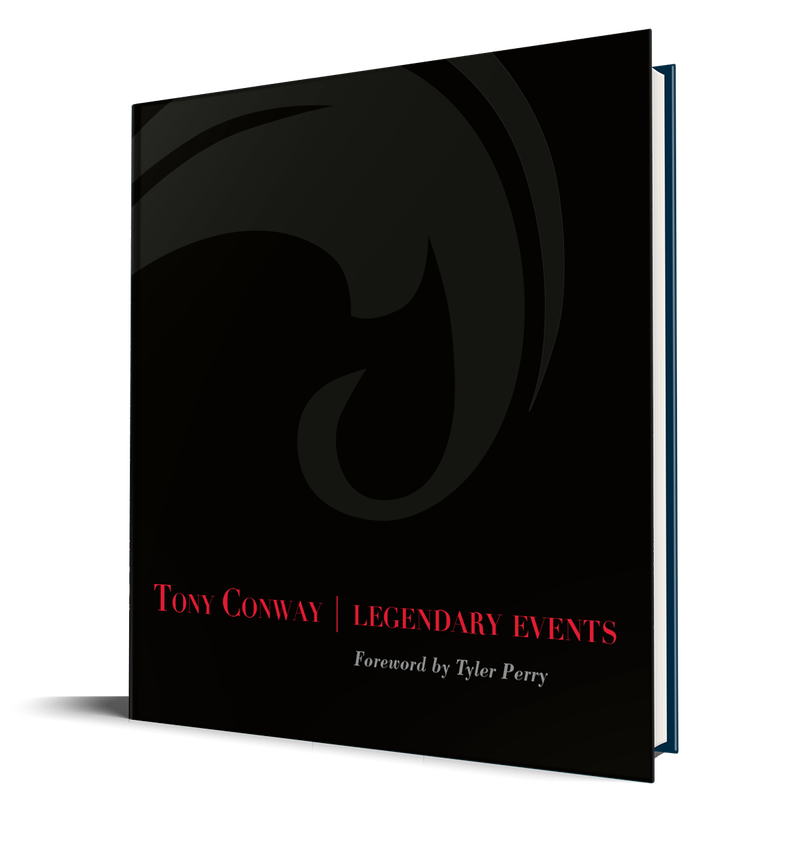  Tony Conway's new book is as legendary as the events his team puts on.