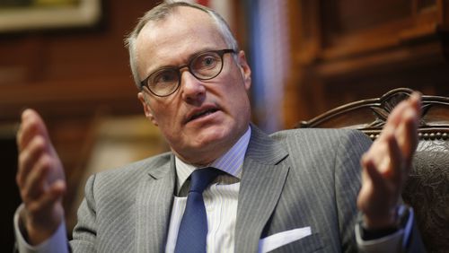 Lt. Gov. Casey Cagle in his state Capitol office. Bob Andres, bandres@ajc.com