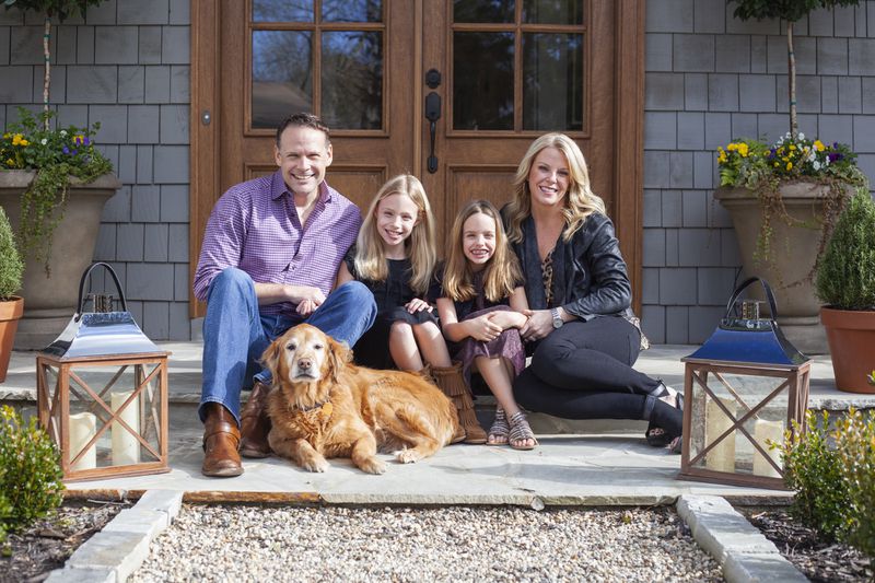 Chris and Valerie Williams moved into the 1972 ranch in 2015 with their daughters Ashlynn, 9, and Adyson, 7, and their 10-year-old golden retriever, Georgia. Chris works for Autodesk and Valerie works in medical device sales.