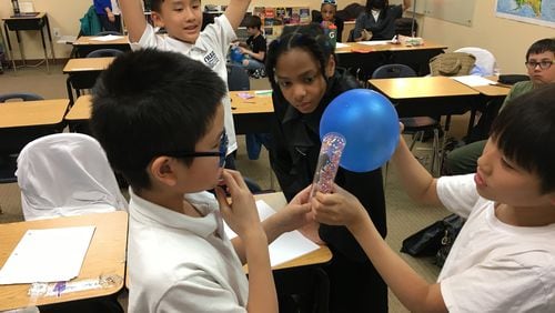 Students at Yi Hwang Academy of Language Excellence are immersed in Korean and Mandarin learning across the curriculum.