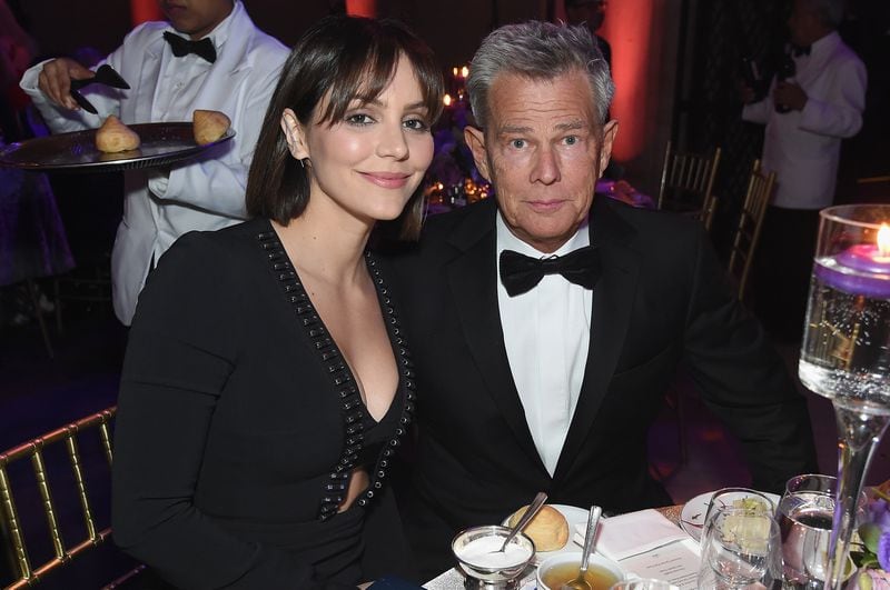 NEW YORK, NY - OCTOBER 16:  Katharine McPhee and David Foster attend the 2018 Princess Grace Awards Gala at Cipriani 25 Broadway on October 16, 2018 in New York City.  (Photo by Jamie McCarthy/Getty Images for Princess Grace Foundation-USA)