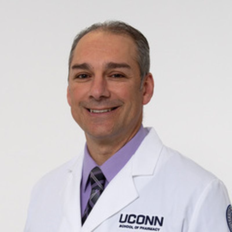 Jeffrey Aeschlimann Pharm.D. is an associate professor of pharmacy at UConn Health. November 7, 2019. (Tina Encarnacion/UConn Health photo)