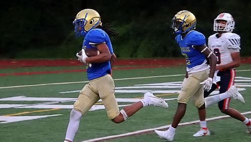 Sydyk Ross of Chamblee had a fumble return and a pick-six in the 2021 season-opening win over North Springs.