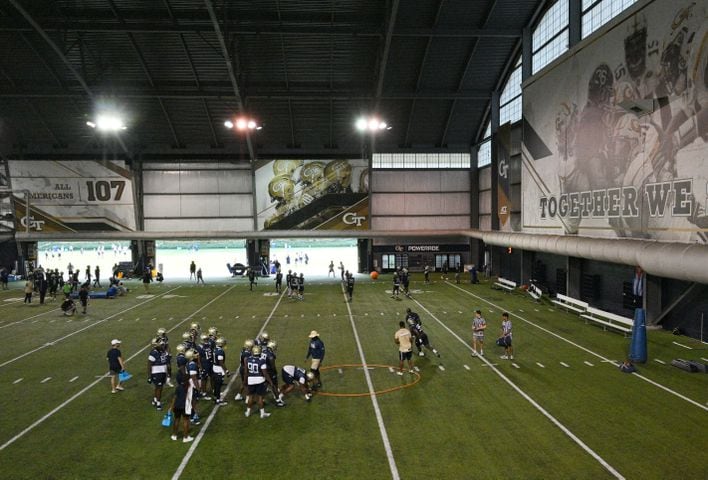 Georgia Tech football practice photo
