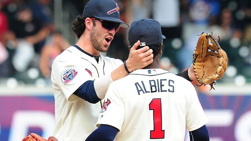 Braves shortstop Dansby Swanson and second baseman Ozzie Albies could swap positions at spring training, at least during workouts so new general manager Alex Anthopoulos can get a better idea of what the two are capable of.
