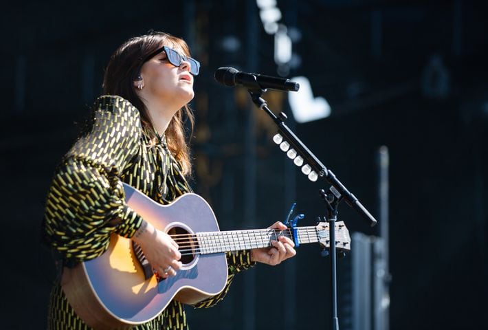 Atlanta, Ga: First Aid Kit stunned Music Midtown with perfect harmonies and smooth jams. Photo taken Sunday September 17, 2023 at Piedmont Park. (RYAN FLEISHER FOR THE ATLANTA JOURNAL-CONSTITUTION)