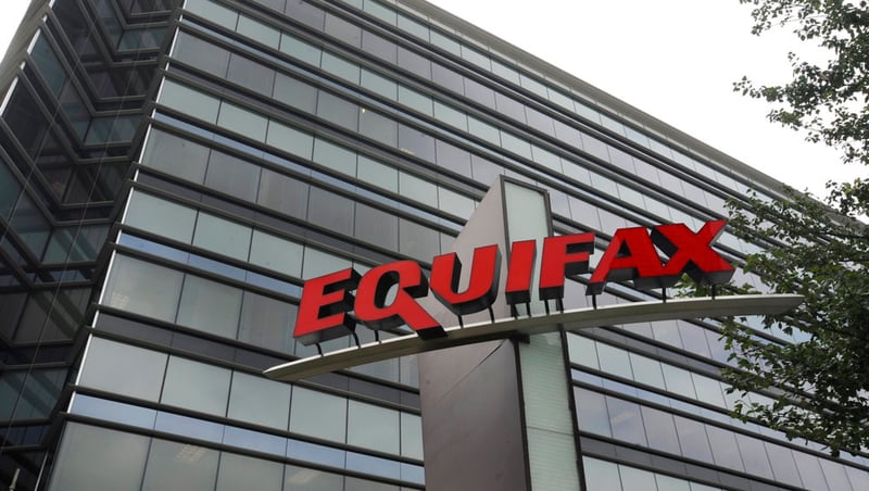 This July 21, 2012, photo shows Equifax Inc., offices in Atlanta. Credit monitoring company Equifax says a breach exposed social security numbers and other data from about 143 million Americans. The Atlanta-based company said Thursday, Sept. 7, 2017, that "criminals" exploited a U.S. website application to access files between mid-May and July of this year. (AP Photo/Mike Stewart)