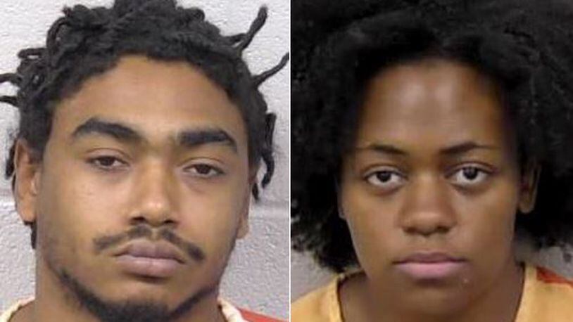 Marquis Colvin (left) and Sydnei Dunn were both charged with murder after their 4-week-old died. (Credit: Paulding County Sheriff's Office)