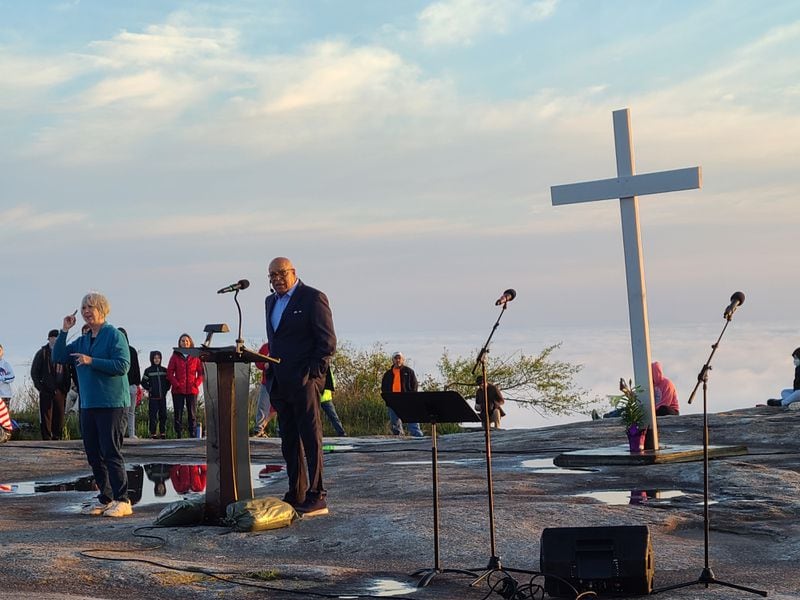 The annual non-denominational Easter sunrise service will be open to everyone at the top of Stone Mountain Park.
(Courtesy of Stone Mountain Park)
